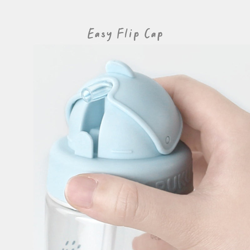 Puku Tritan Straw Bottle 330ml/500ml