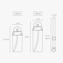 Puku Tritan Straw Bottle 330ml/500ml