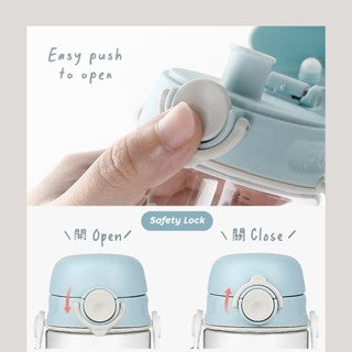 Puku Tritan Straw Bottle 330ml/500ml