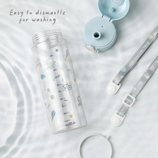 Puku Tritan Straw Bottle 330ml/500ml