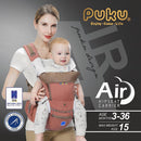 Puku Air Baby Hip Seat Carrier - Coral