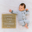 Pearhead Wooden Letterboard Set