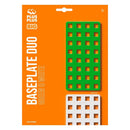 PLUS-PLUS BIG Baseplate - White/Green