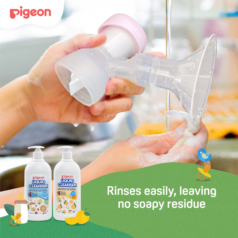 Pigeon Liquid Cleanser Regular 700ml + 650ml(Refill) [Bundle Pack]