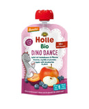 Exp: 09/26 (Bundle of 6) Holle Organic Pouch - Dino Dance - Apple with Blueberries & Plum 100g - From 6 Months