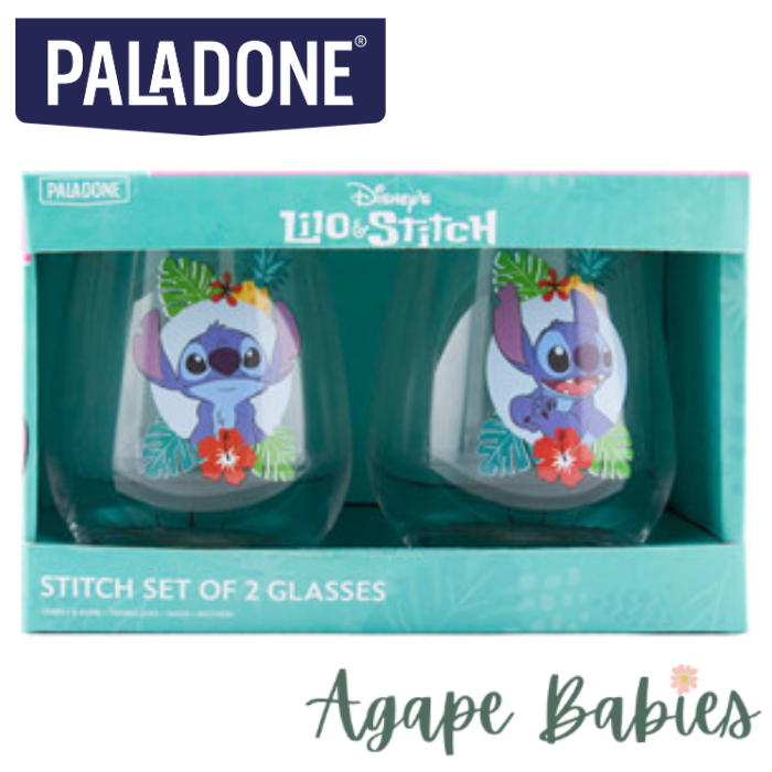 Paladone Disney's Lilo & Stitch Set of 2 Glasses