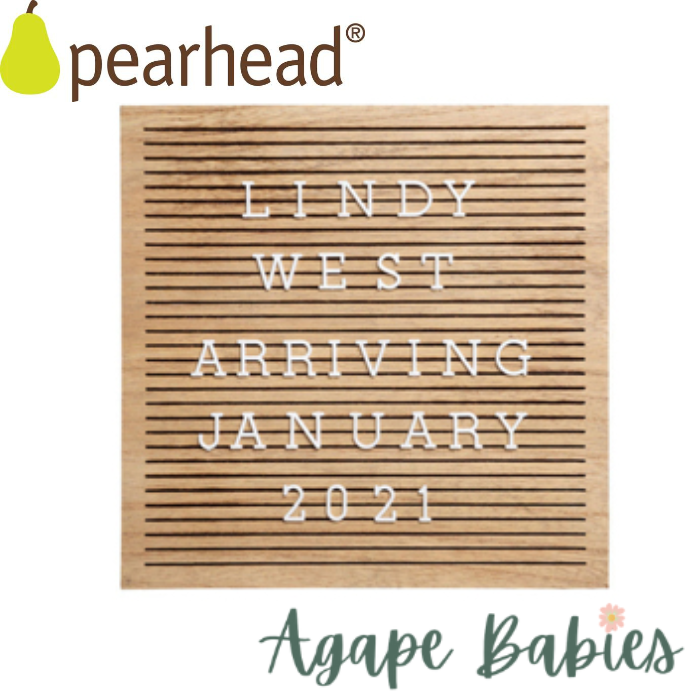 Pearhead Wooden Letterboard Set