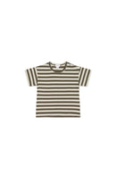 Jamie Kay Pima Cotton Hunter Tee - Oliver Stripe Pinecone/Cassava