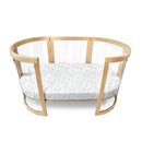 [2-Pack] Babyhood  Amani Bebe - Jersey Cotton Oval Fitted Sheet - 4 Design