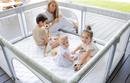 Babyhood Pop Up Play Pen Large - (Light Grey)