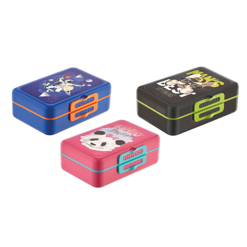 [2-Pack] Renga Tondo Lunch Box - 1L -3 Variation