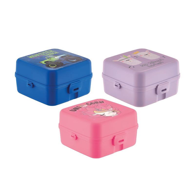 [4-Pack] Renga Leya Lunch Box - 1L- 3 Variant