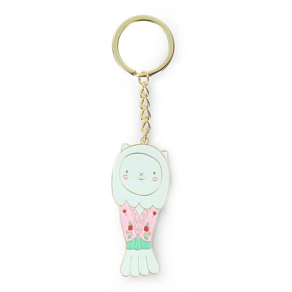 [2 Pack] Nom Merlion Outfit Keychain - 2 Designs