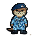 Black Stealth Iron On Patch - Warrant Officer Dobhar-chú™ in SAF RSAF Uniform