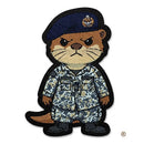 Black Stealth Iron On Patch - Warrant Officer Dobhar-chú™ in SAF RSN Uniform