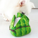 [2 Pack] Nom Waggle Rice Dumpling Squeakie Chew Toy (Premium)