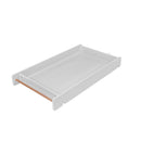 Tutti Bambini Rio Cot Bed with Cot Top Changer - Dove Grey/Oak