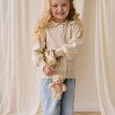 Snuggle Bunnies Arthur The Bear Keyring - With Red Stripe Ribbon Bow
