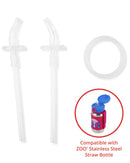 Skip Hop Spark Style Stainless Steel Straw Bottle Extra Straws - (2pcs/Pack)