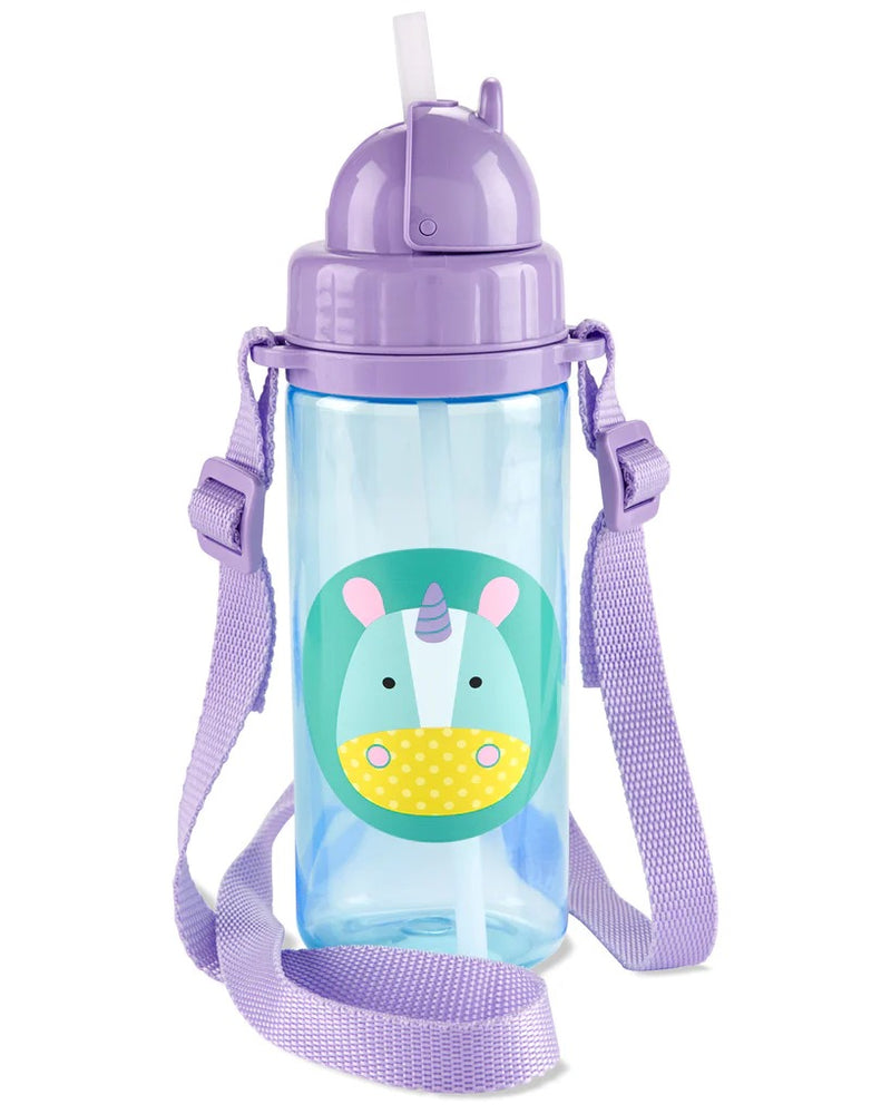 Skip Hop Zoo PP Straw Bottle (Long Strap) - Unicorn