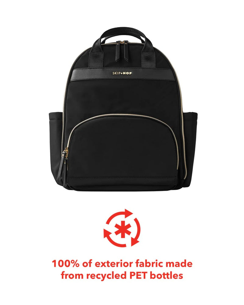 Skip Hop Envi Luxe Diaper Backpack - Black