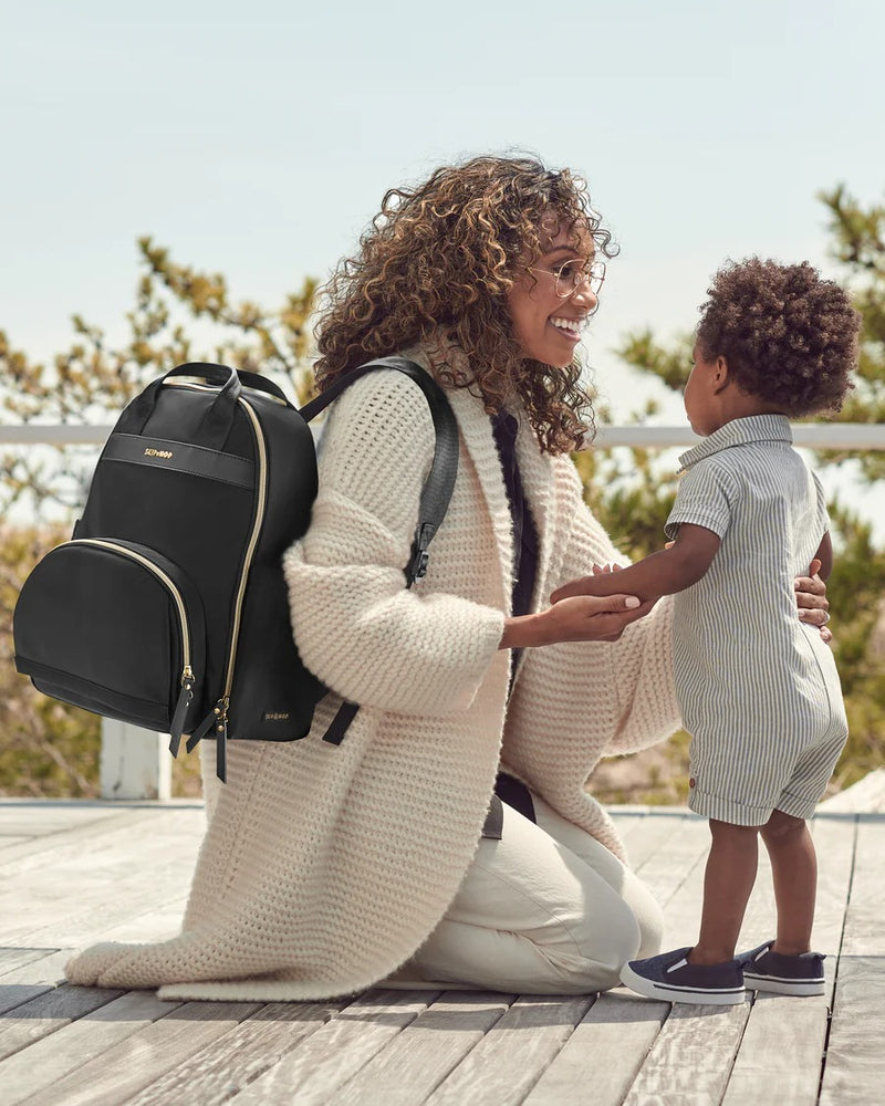 Skip Hop Envi Luxe Diaper Backpack - Black