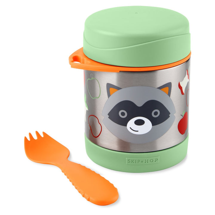 Skip Hop Zoo Insulated Food Jar -Raccoon