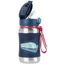 Skip Hop Spark Style Stainless Steel Straw Bottle - Train