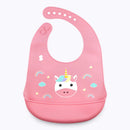 [2 Pack] Snapkis Oh-So-Soft Silicone Bib V2 - 4 Designs