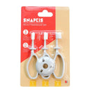 [4-Pack] Snapkis All-in-One Toothbrush Set