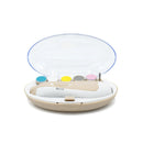 [2 Pack] Snapkis Baby Electric Nail Trimmer