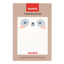 [2-Pack] Snapkis Travel Brush Set