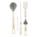 [3-Pack] Snapkis 6pc Brush Set - Grey/Beige