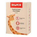 [3-Pack] Snapkis Tooth & Gum Oral Wipes 25pc