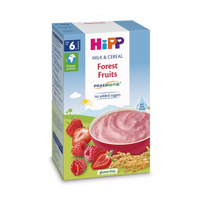 Hipp Organic Milk & Cereal Forest Fruits 250g (6 Months Up)  Exp: 11/25