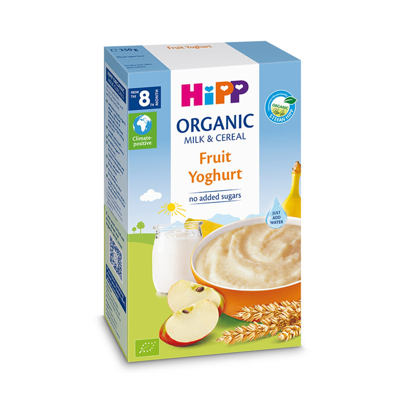 Hipp Organic Milk & Cereal Fruit Yogurt 250g (6 Months Up) Exp:10/25