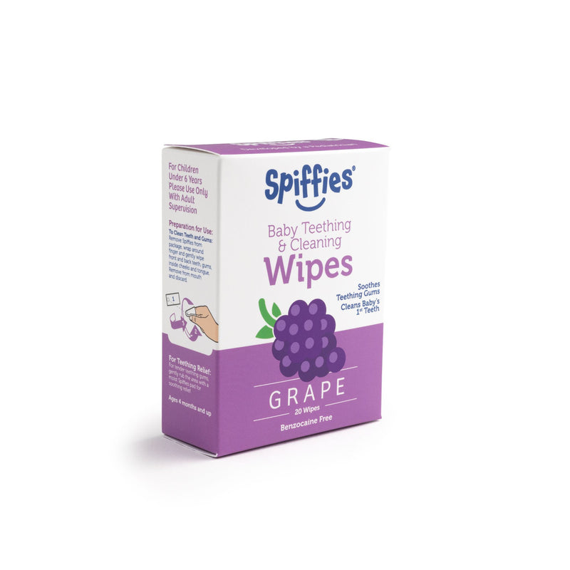 Spiffies Toothwipes Grape 20s Exp: 11/24