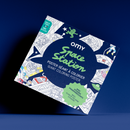 OMY Giant Coloring Poster - Space Station + Stickers (100 x 70cm)