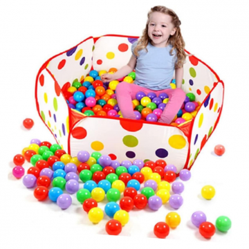 Lucky Baby 100pcs Ball for Playhouse / Ball Pit / Play Tent / Bounce House - Bright Colour