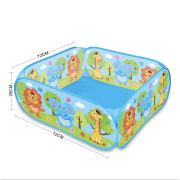 Lucky Baby Play Tent With 30Pcs  Balls 6Cm- Blue Safari