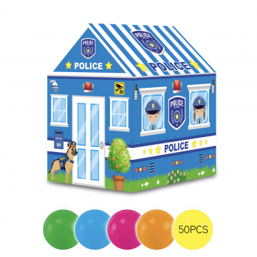 Lucky Baby Police Station Exploration Playhouse