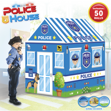 Lucky Baby Police Station Exploration Playhouse