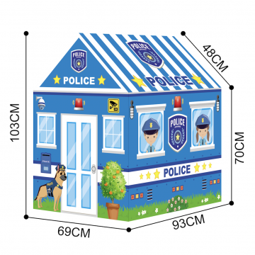 Lucky Baby Police Station Exploration Playhouse