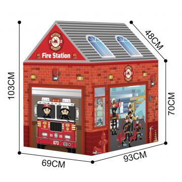 Lucky Baby Fire Station Exploration Playhouse