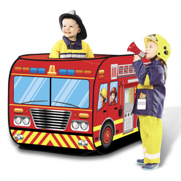 Lucky Baby Fire Engine Exploration Playhouse