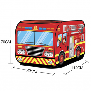 Lucky Baby Fire Engine Exploration Playhouse