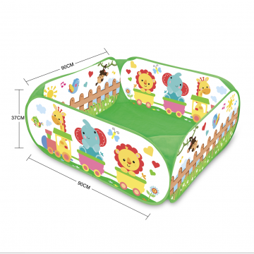 Lucky Baby Play Tent With 40Pcs 5.5Cm Balls - White Safari