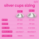 LaVie Silver Nursing Cups - 2 Sizes