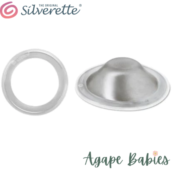 Silverette Silver Nursing Nipple Cups (Reg) & Ofeel Ring (Combo)