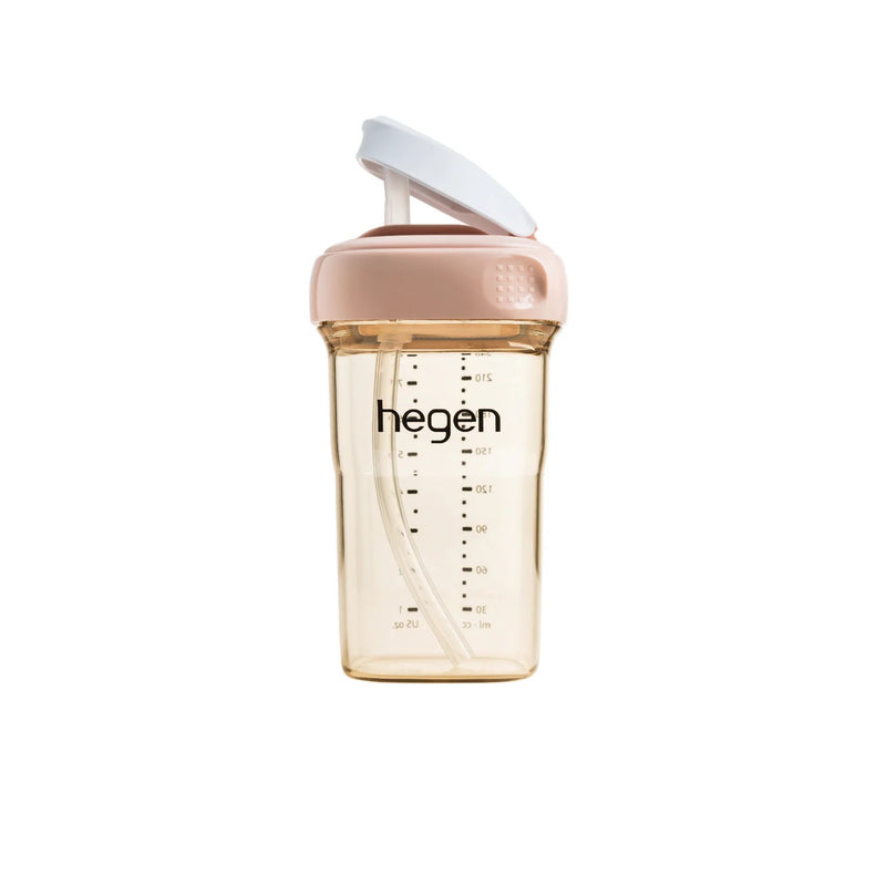 Hegen PCTO™ 240ml/8oz Straw Cup PPSU (Slow Flow) - 4 Colors